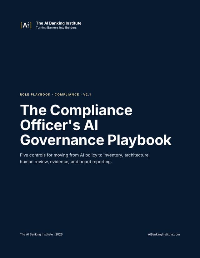 The Compliance Officer’s AI Governance Playbook — first page